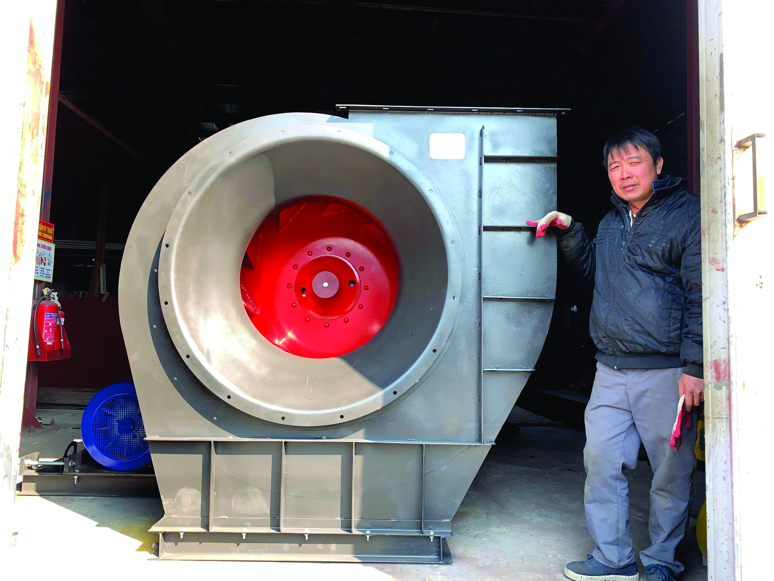 Quạt hút ly tâm trung áp - Truyền động trực tiếp