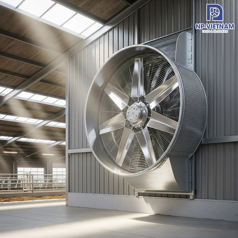 Quạt hút gió trang trại