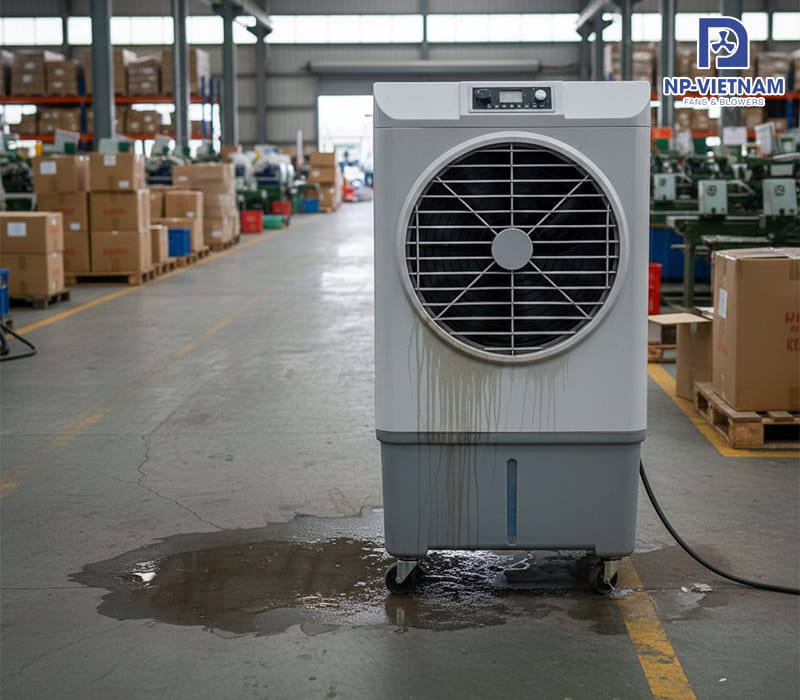 Lượng nước trong bình chứa sụt giảm nhanh bất thường