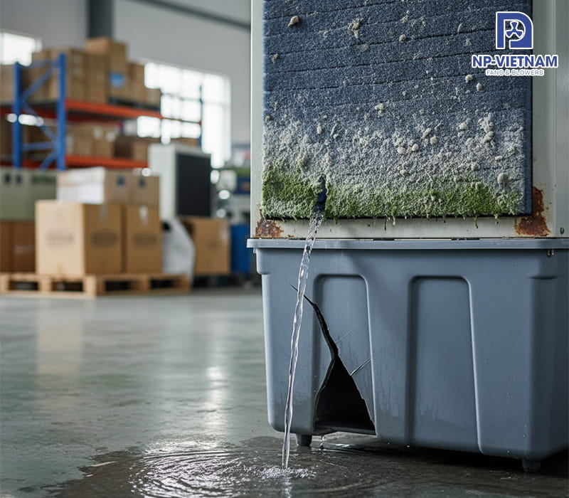 Lỗi do tấm làm mát (Cooling Pad) và thân máy