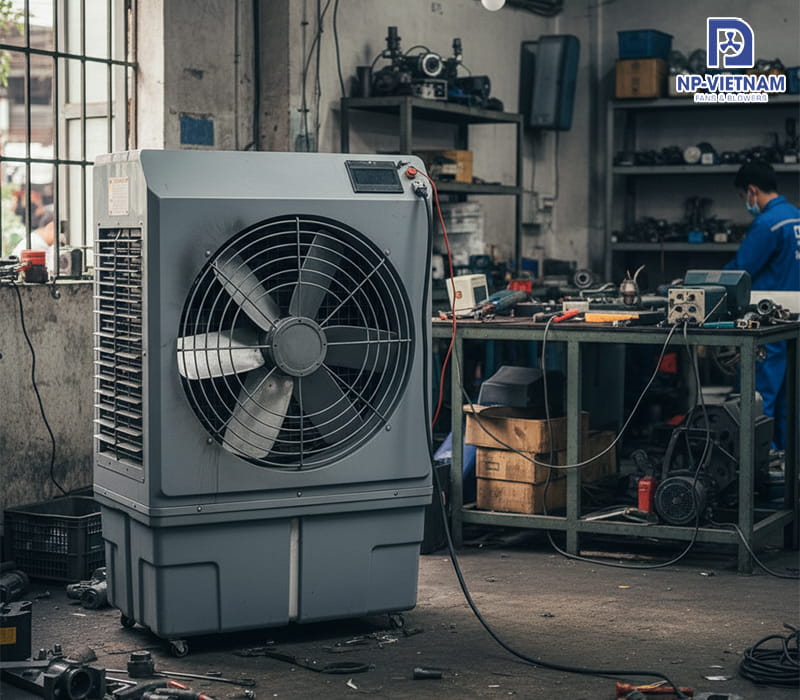 Dấu hiệu nhận biết quạt hơi nước công nghiệp mất nguồn