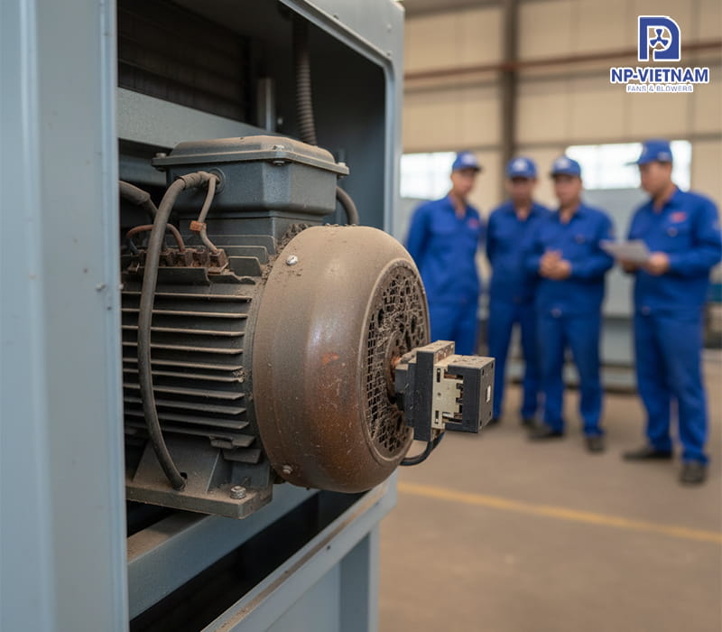 Rơ le nhiệt bảo vệ bị ngắt