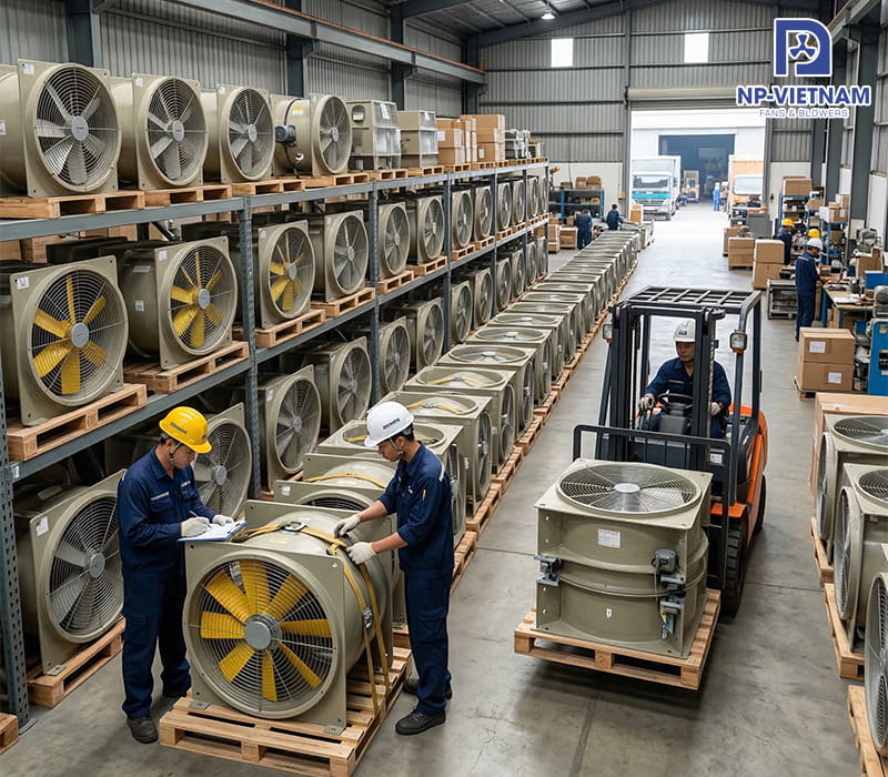 Tổng kho quạt hút Composite tại NP Việt Nam