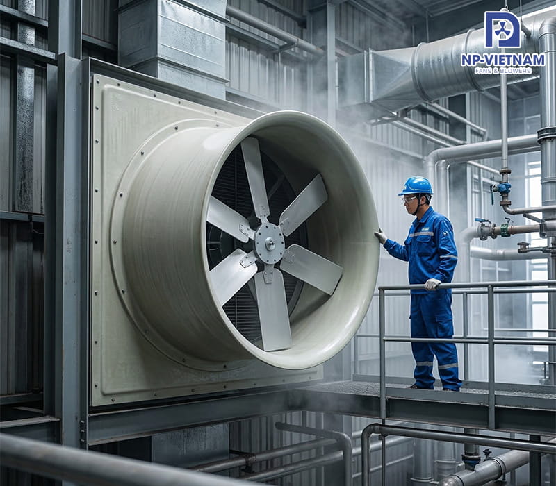 Quạt hút Composite