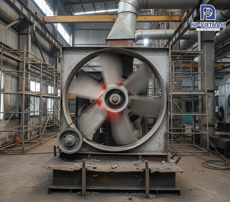 Tại sao quạt hút composite kêu to bất thường?