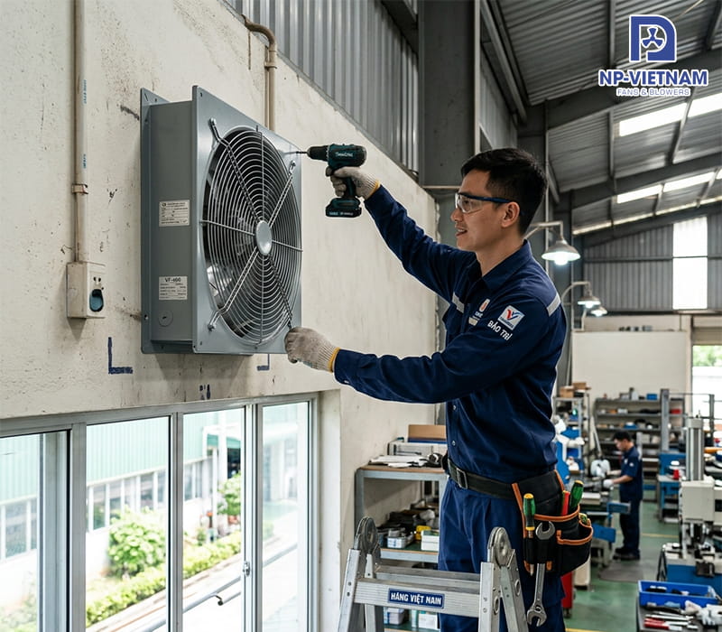 Thiết kế tối ưu cho việc lắp đặt và bảo trì