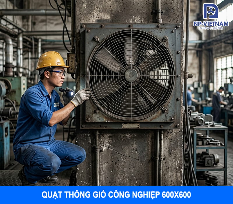 Quạt thông gió công nghiệp 600x600