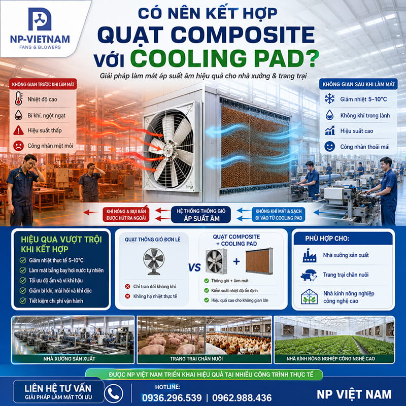 Có nên kết hợp quạt Composite với Cooling Pad?