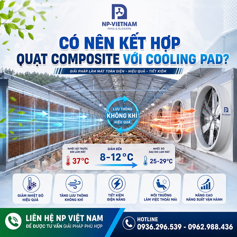 Có nên kết hợp quạt Composite với Cooling Pad?