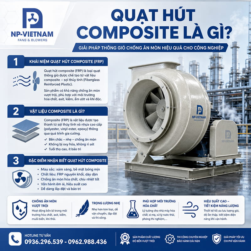 Quạt hút Composite là gì?