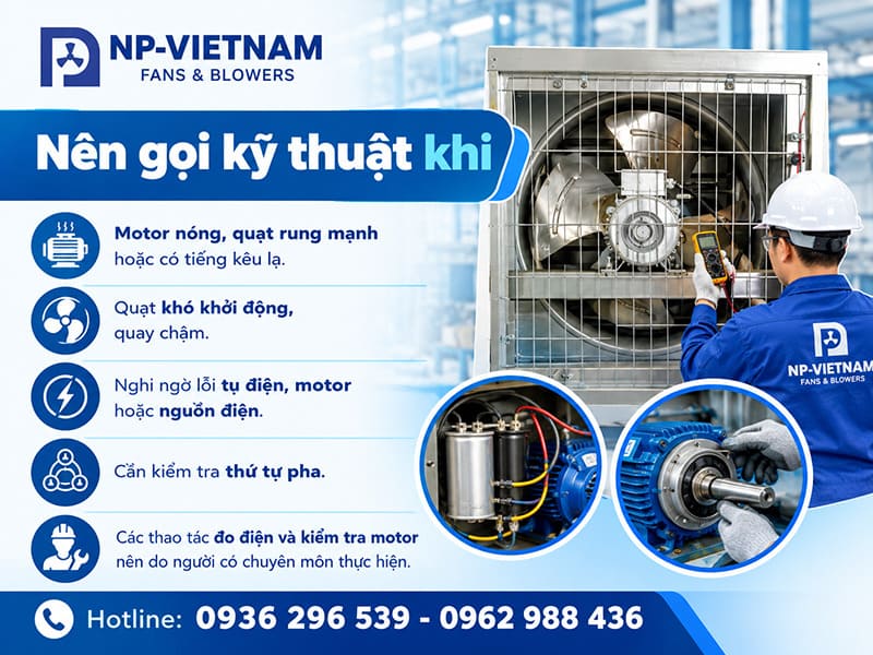 Nên gọi kỹ thuật khi