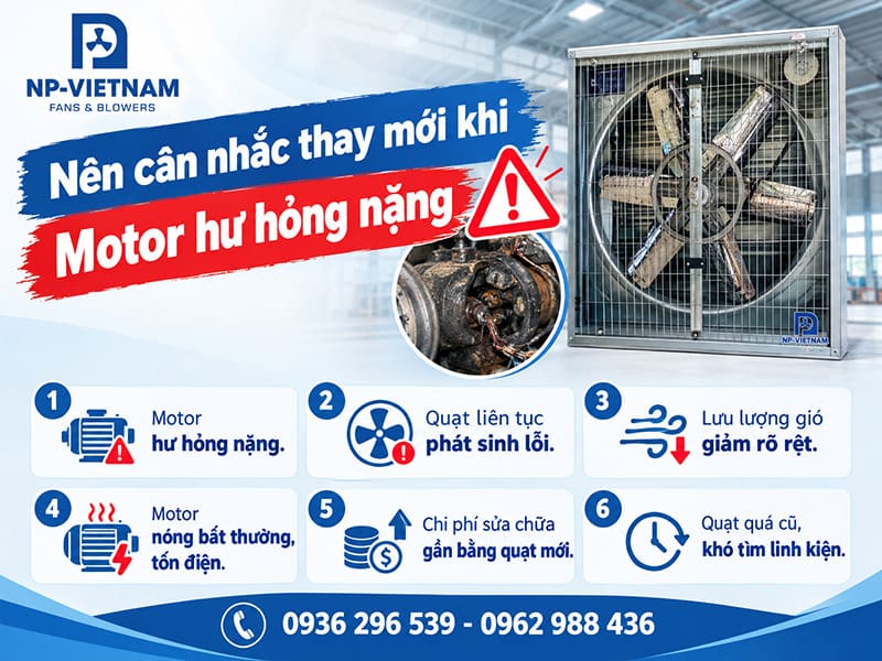Nên cân nhắc thay mới khi