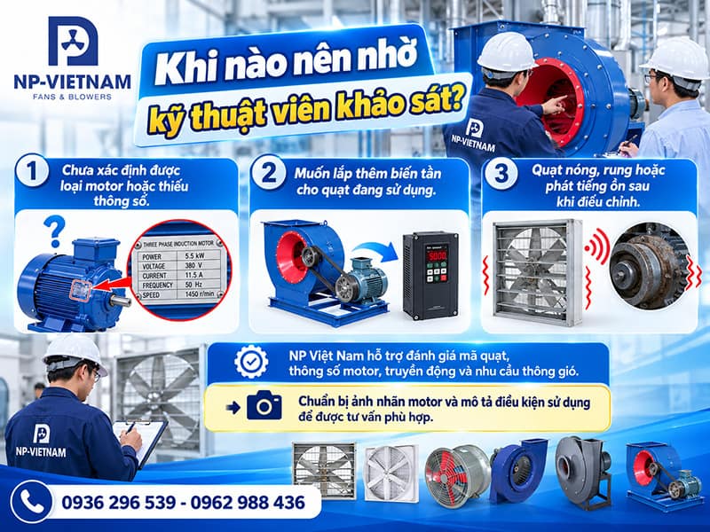 Khi nào nên nhờ kỹ thuật viên khảo sát?